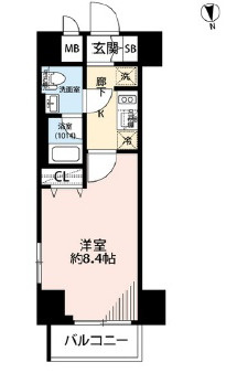 プレール・ドゥーク秋葉原EASTの間取り
