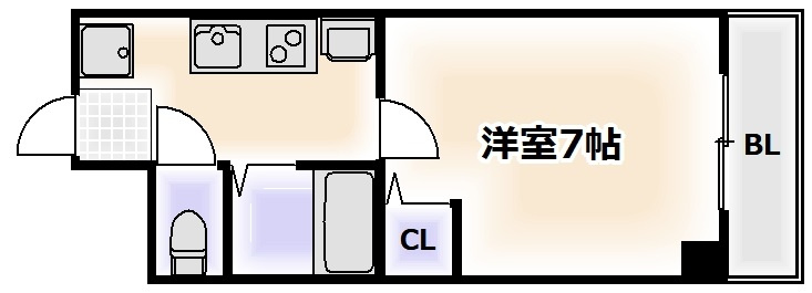 フローライト長居の間取り