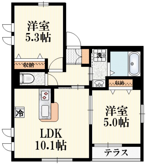 Ｋａｌｅｉｄｏの間取り|★１フロア１世帯★