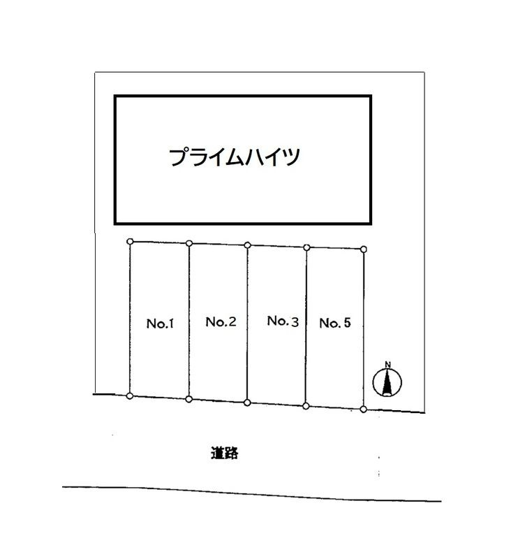 プライムハイツの区画図