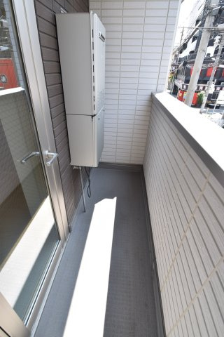 大阪市都島区東野田町４丁目の賃貸マンションのバルコニー