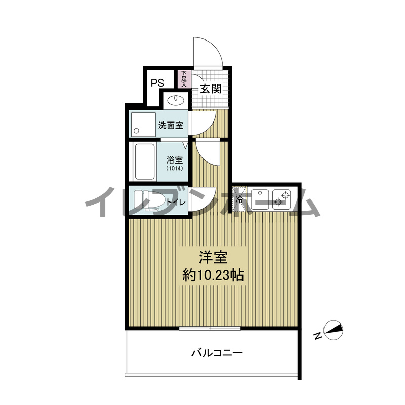ArtizA西長堀の間取り