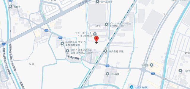 ビレッジハウス萩庄4号館の地図
