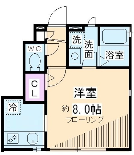 ローレンス奥沢の間取り|間取りです。