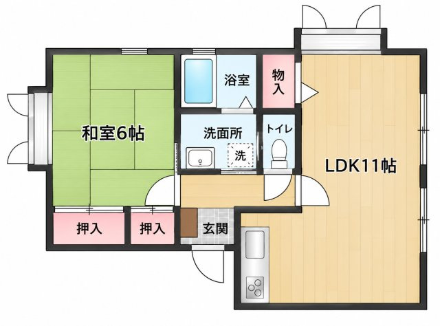 エルニド180の間取り|別号室タイプ