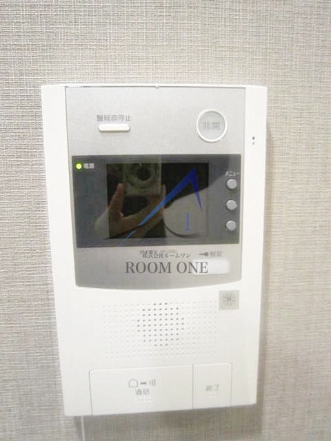 クレセント虎ノ門新橋のセキュリティ|モニター付きインターホンです。