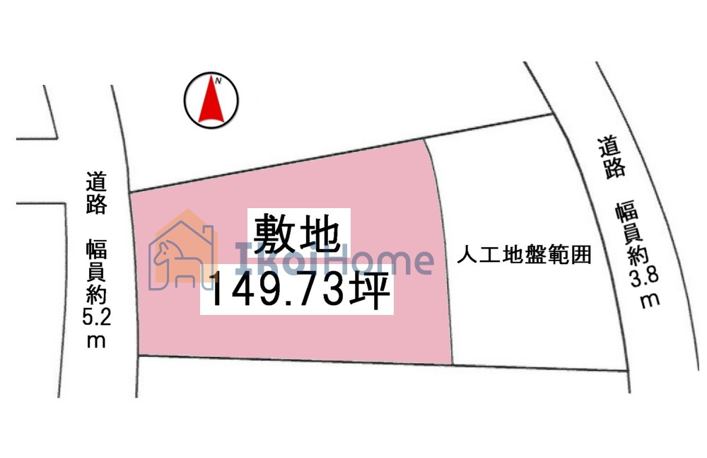 明石市大久保町高丘2丁目　土地の土地図