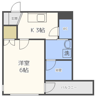 ビバリーヒルズ二日市北の間取り|別号室タイプ