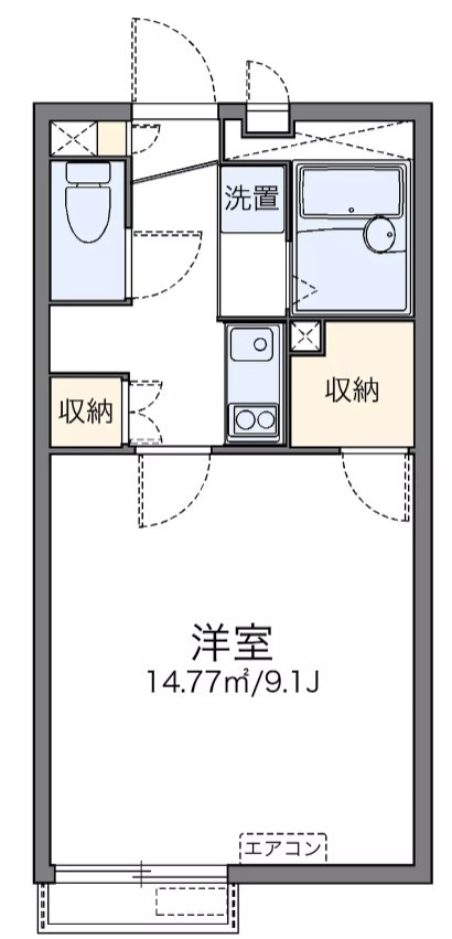 レオネクストムカイハラⅡの間取り