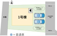 福岡市西区上山門２丁目９期　１号棟の区画図