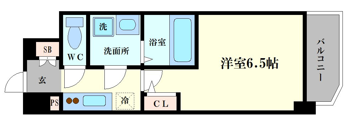 エスリード新福島の間取り