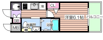 【間取り】 | エステムコート難波WEST-SIDEⅢドームシティ