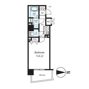 エイペックス松屋町ヴァンデュールの間取り