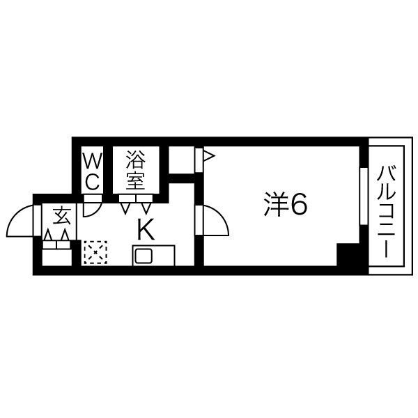 フィレンツェ船場南の間取り