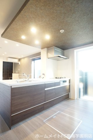 熊本市北区弓削４丁目の賃貸マンションのキッチン