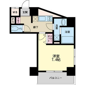 パシフィックレジデンス神戸八幡通の間取り