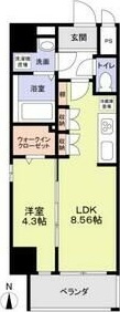 クレストタワー栄の間取り