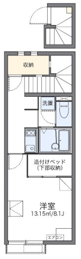 レオネクストやなぎ荘　第二の間取り