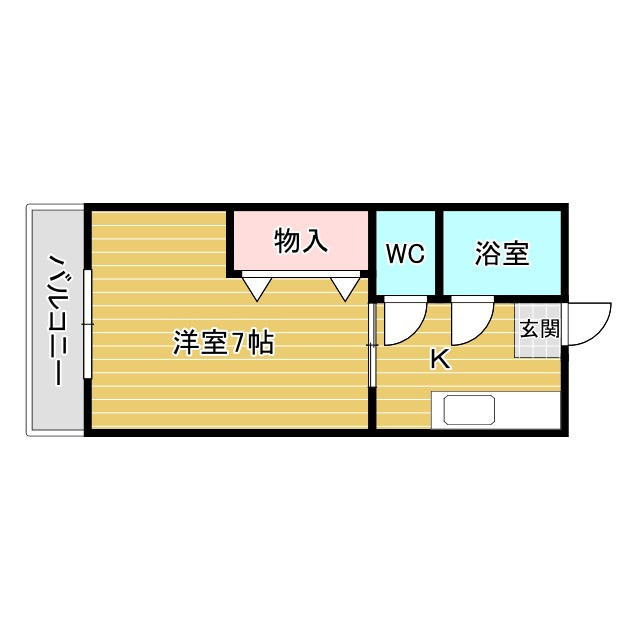 ハイツ交邦の間取り