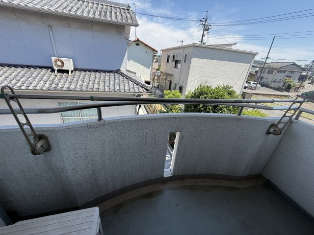 アンシャンテ高島のバルコニー