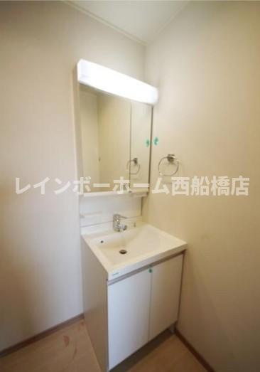 白桜館の洗面所