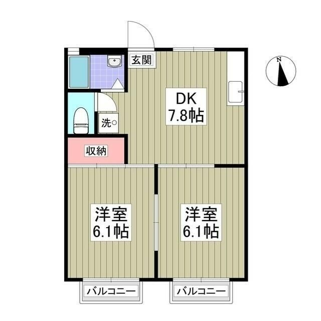 レジデンス吹上Ａ号棟の間取り