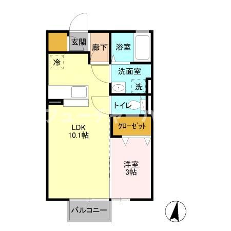 スカイブルー　Ｅの間取り