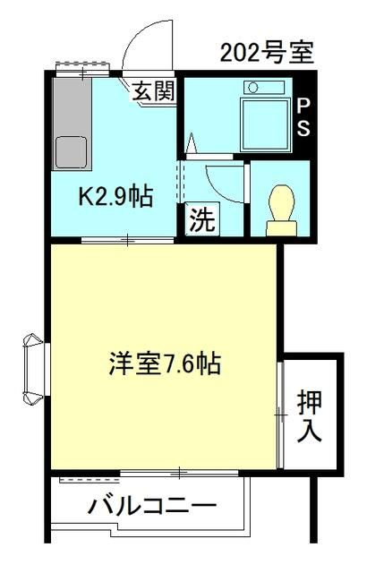 コーポ美鈴の間取り