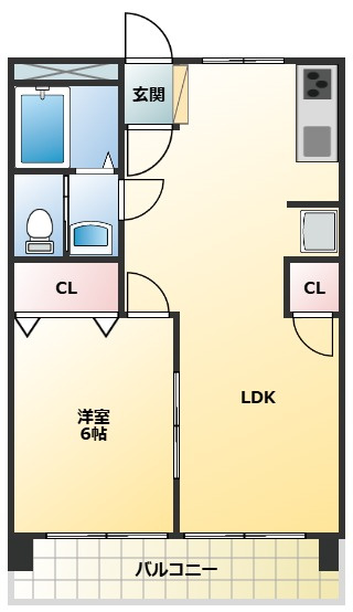 若葉ビルの間取り