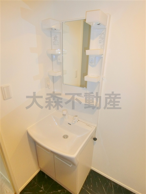 アクロコート大森山王の洗面所|洗面所　独立洗面台