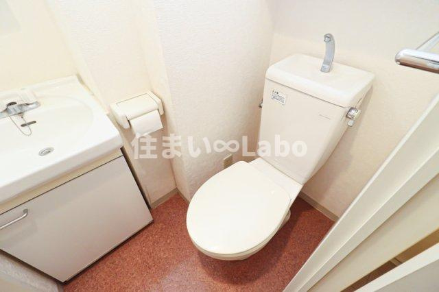 福岡市博多区千代３丁目の賃貸マンションのトイレ
