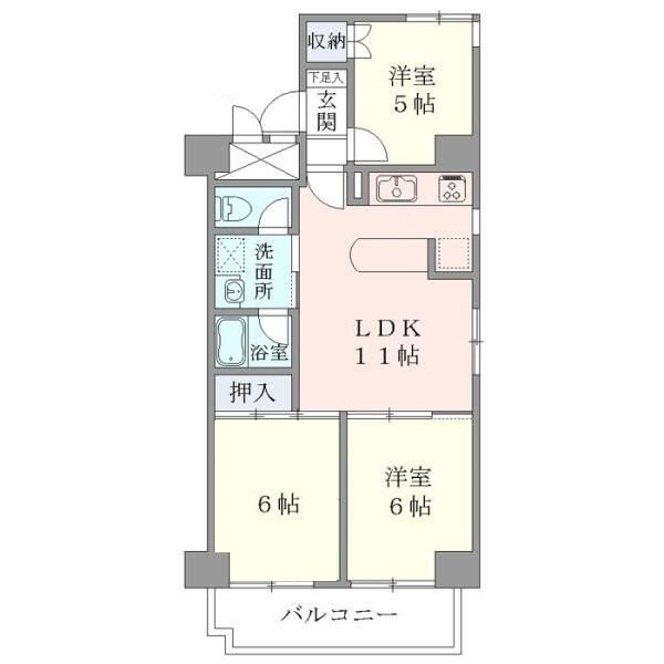 ヴェーネル滝沢の間取り|間取りです。