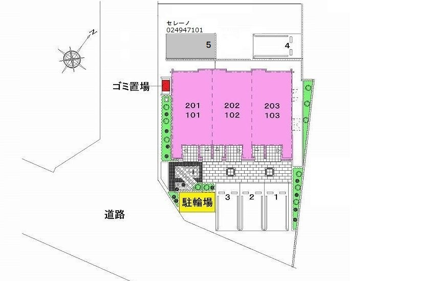 アヴニールの駐車場|駐車場