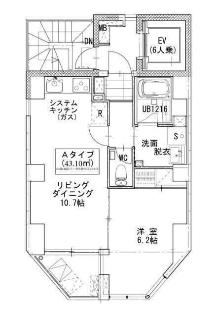ラスパシオ蔵前レジデンスの間取り