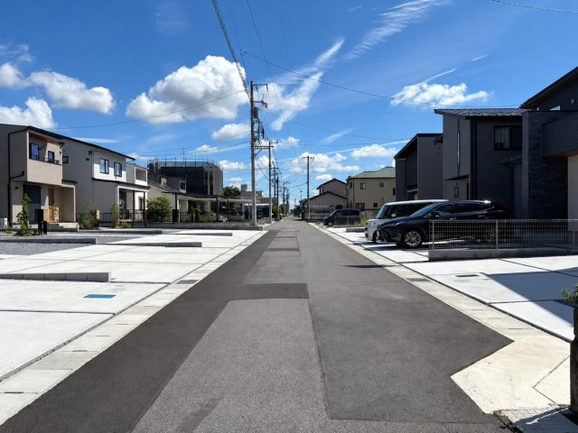 ダイマルタウン　大垣市上面第3　全7区画分譲の前面道路含む現地写真|■前面道路　■ヤマダ不動産　株式会社リライフ　
■夢のマイホーム購入をフルサポートします！