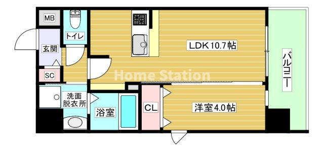 【間取り】 | ウエンズ福島フロント