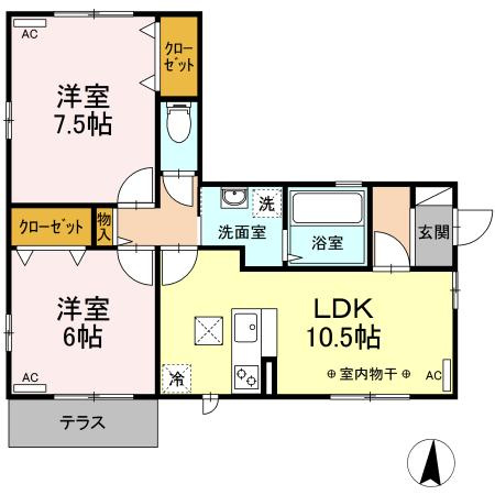 ファミリエ荏田の間取り