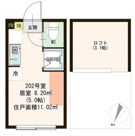 シャルムニシオギの間取り