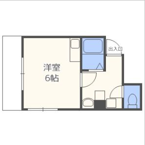 スタシオン梅田イーストの間取り|スタシオン梅田イースト　開放感のある間取り
