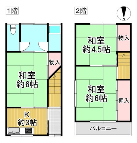 平野区喜連1丁目の間取り