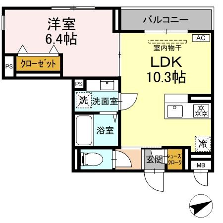 【間取り】 | Chateau Avenir　調布
