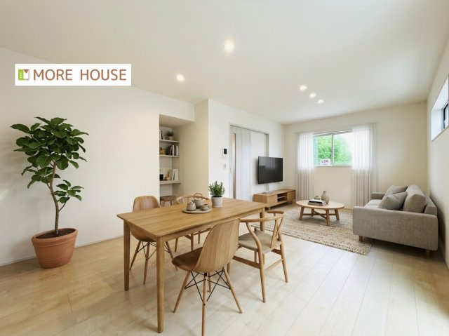 Livele Garden藤岡市藤岡　新築住宅１号棟の居間・リビング