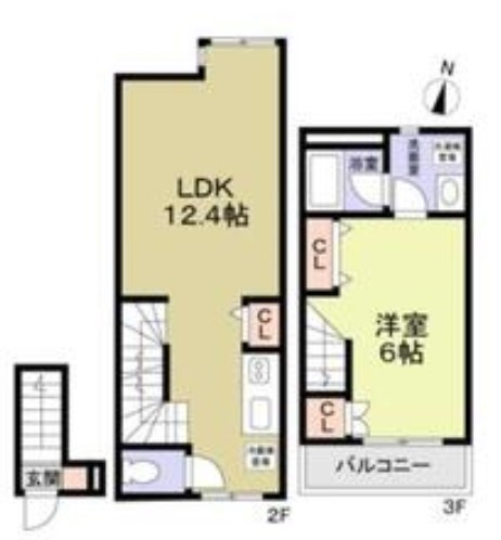BHテラス西荻窪の間取り