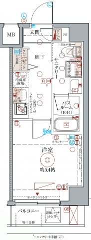 クレヴィスタ高円寺の間取り