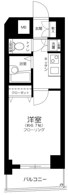 ステージファースト三軒茶屋Ⅱの間取り