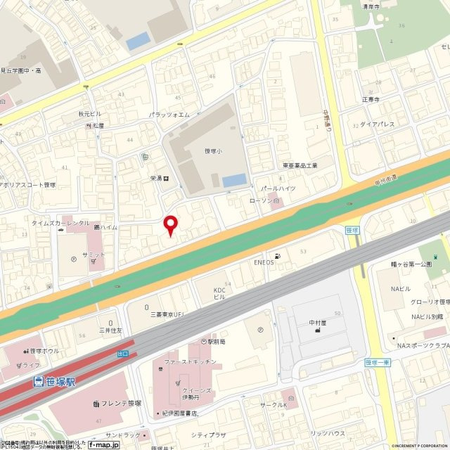 日神デュオステージ笹塚西館の地図