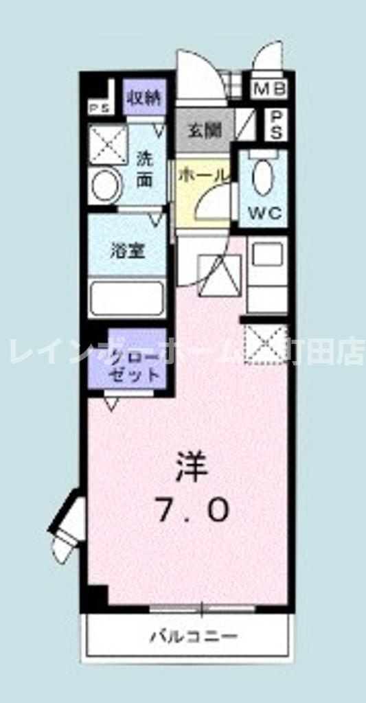 アネックスＴＳＵＫＩＭＩＮＯ※初期費用分割あと払いサービス利用可能物件の間取り