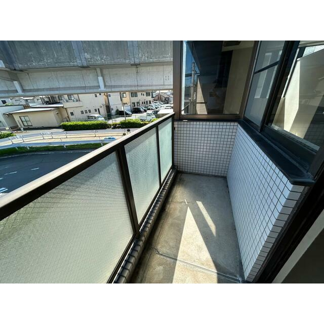 福産ビルのバルコニー