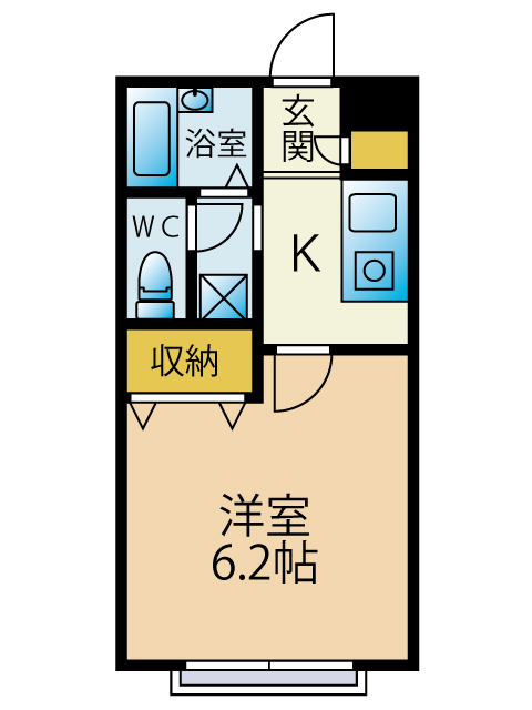 ヴィラージュ中町ＷＥＳＴの間取り