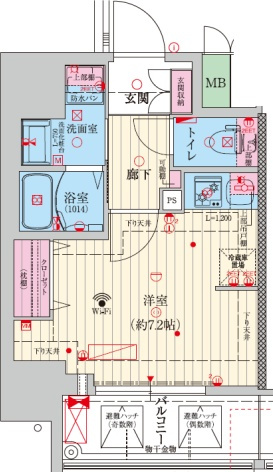 ファーストフィオーレ塚本ウェルビングの間取り